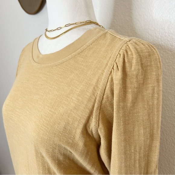 Apiece Apart Olimpio Sweatshirt Dijon Yellow Size S - Picture 3 of 9